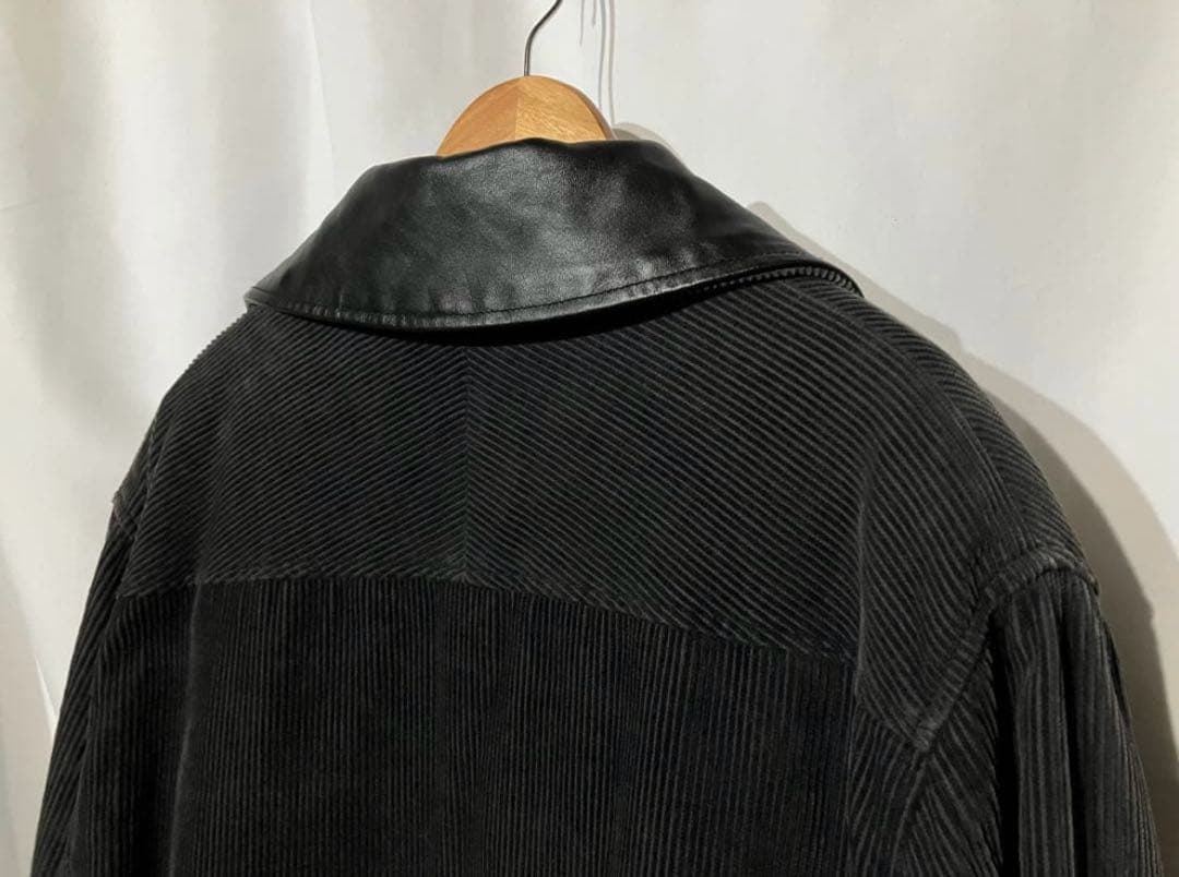 schott コーデュロイコート　レザー