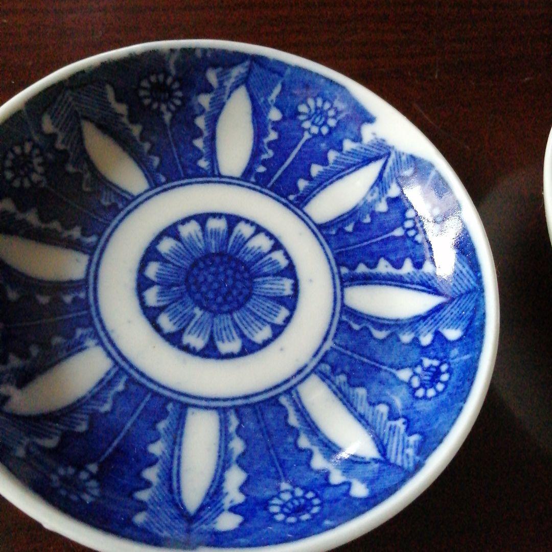 伊万里　染付小皿　4種20枚　10.5〜11cm　明治〜大正期