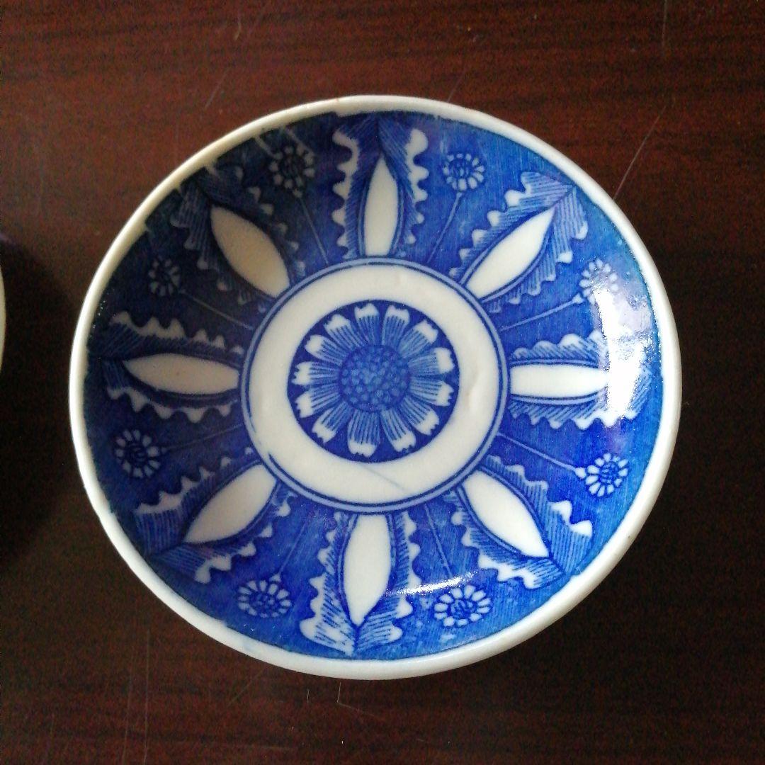伊万里　染付小皿　4種20枚　10.5〜11cm　明治〜大正期