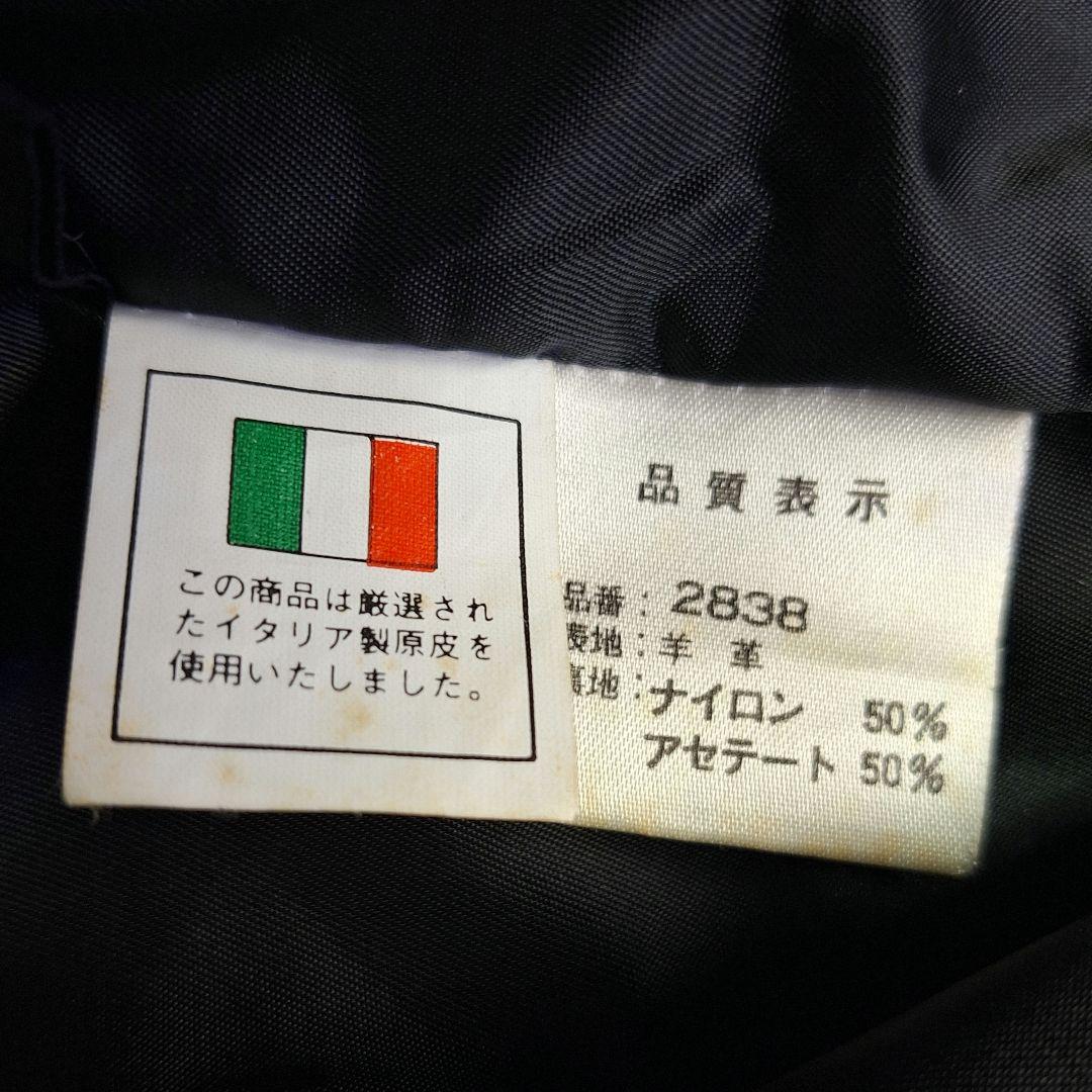 【美品】★レザー トレンチコート ブラック 黒 羊 ロングコート　M