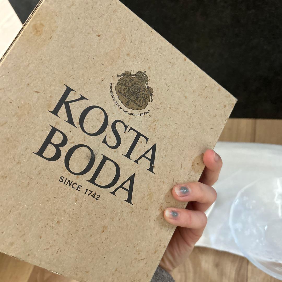 KOSTA BODA ULLAコスタボダ　デザート椀2個セット　未使用品