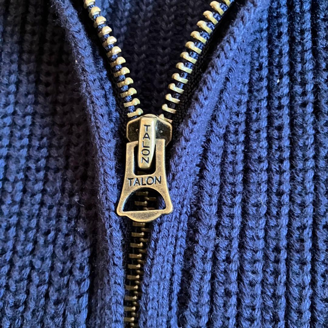 【ポロラルフローレン】2024年 ダブルジップ ドライバーズニット ショート丈