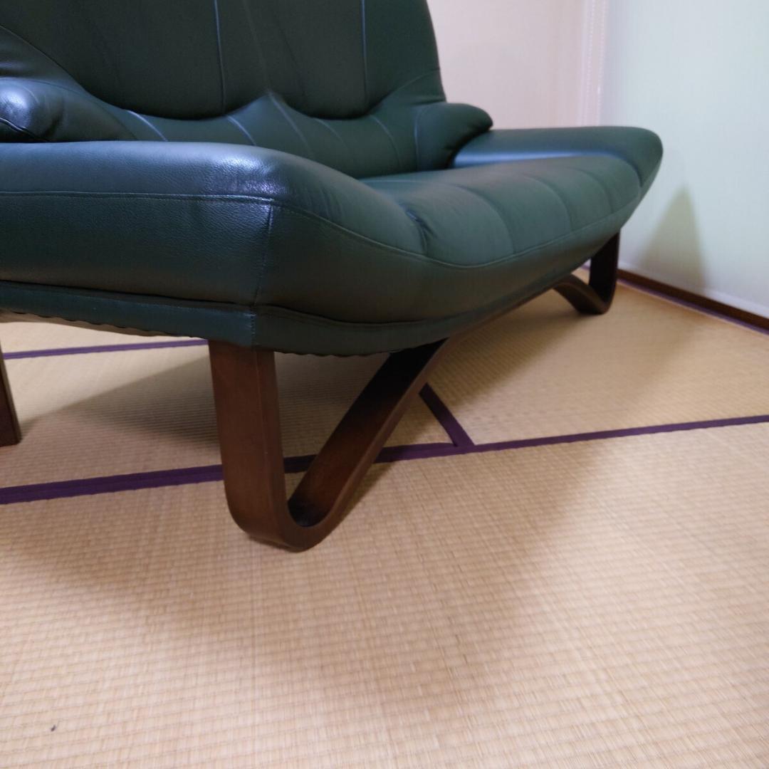 ASAHI アサヒ 2人掛けソファ 2Pソファ レザー 革張り