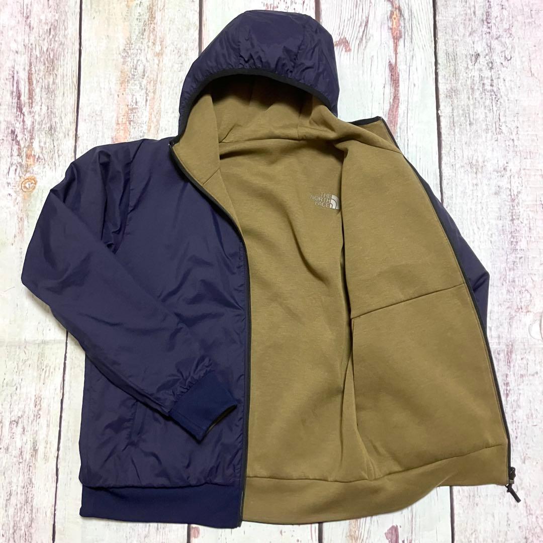 【美品】THE NORTH FACE リバーシブルテックエアーフーディ M
