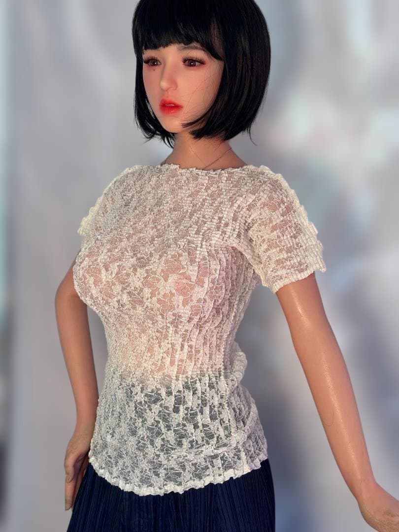 ISSEY MIYAKE プリーツ 花柄刺繍入り ブラウス L