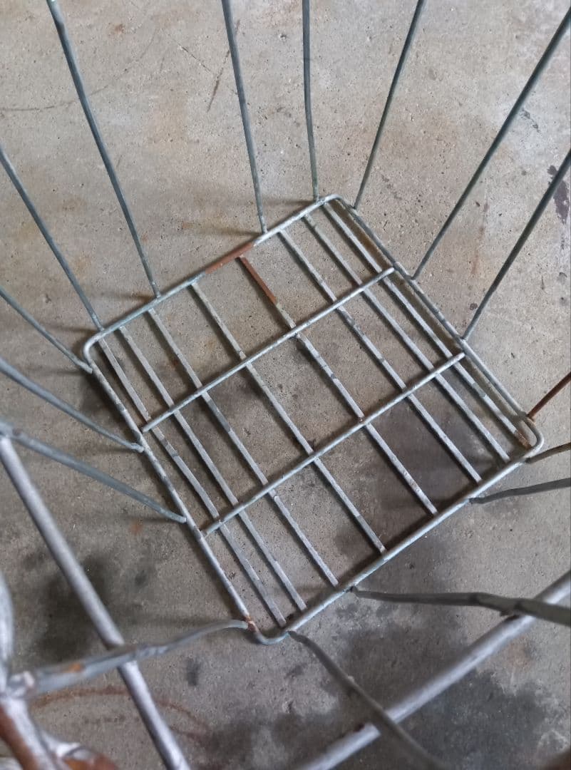 USA製 VINTAGE スタッキング スチール製バスケット ビンテージ