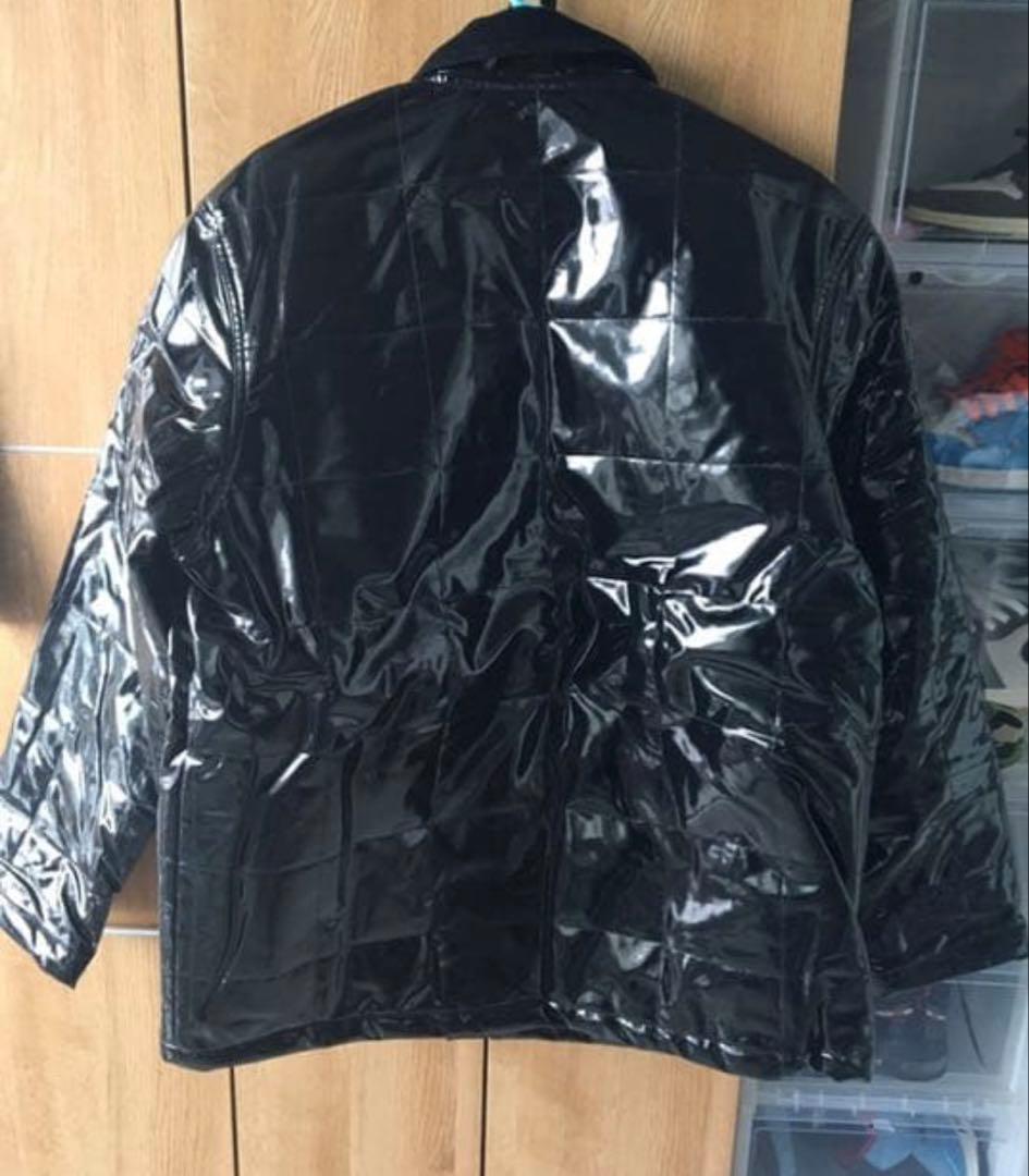 supreme Quilted work jacket black 黒L