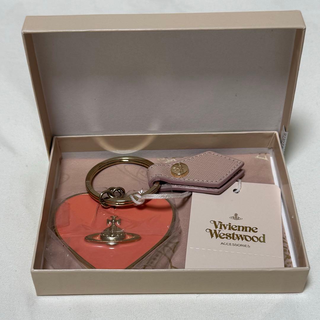 【新品】Vivienne Westwood MirrorHeart キーホルダー