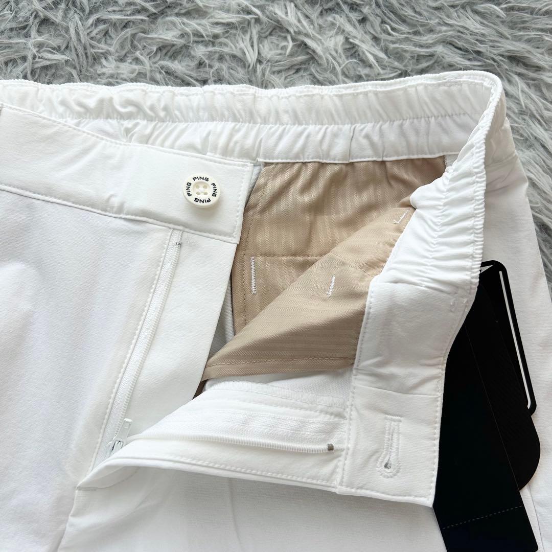 新品 PING ピン　セットアップ　半袖シャツ　ハーフジップ　パンツ　Mサイズ