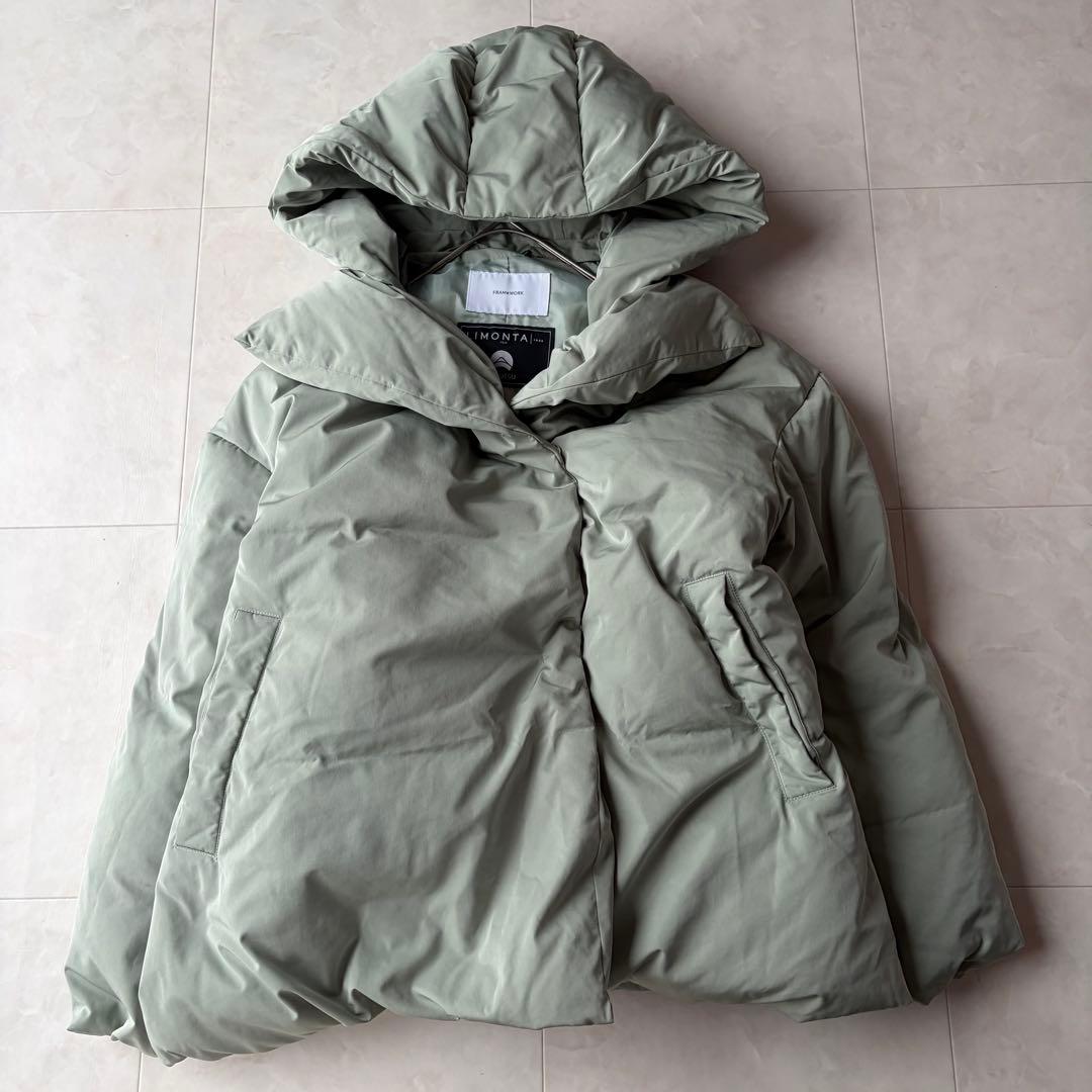 フレームワーク リモンタショートダウン セージグリーン 36 2WAY