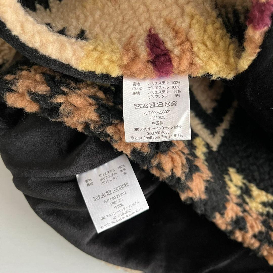 美品　PENDLETON　ペンドルトン　ボア　バラクラバ　マフラー　セット