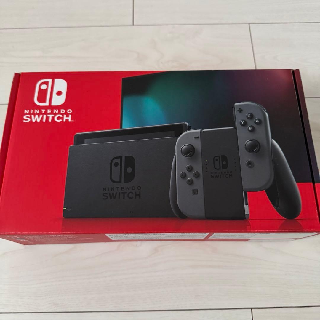 Nintendo Switch 本体 グレー microSD 128G 付き