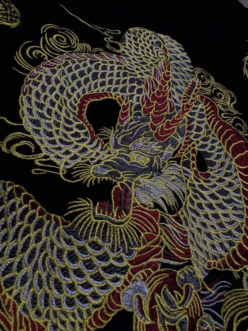 未使用 別珍 MOON EYES 龍 日本限定 スカジャン unisex 美品