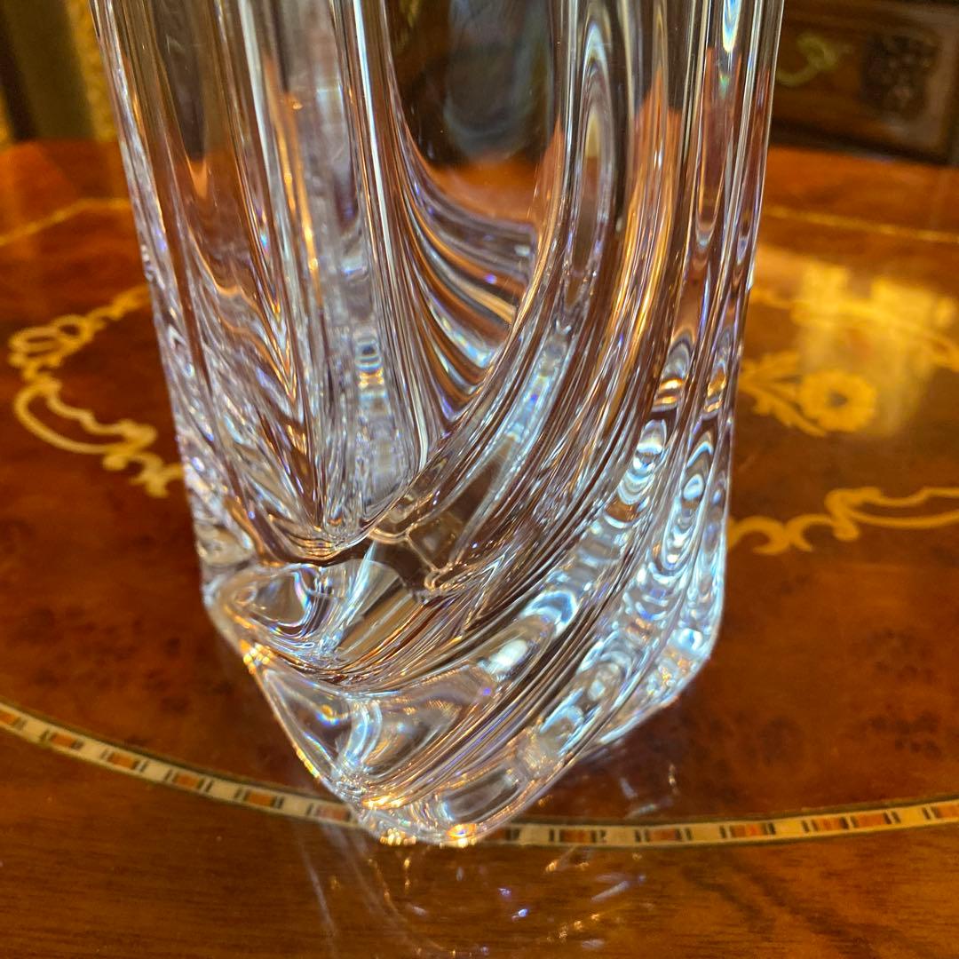 ドームフランス　Daum France クリスタル　花瓶　フラワー　ベース　レア