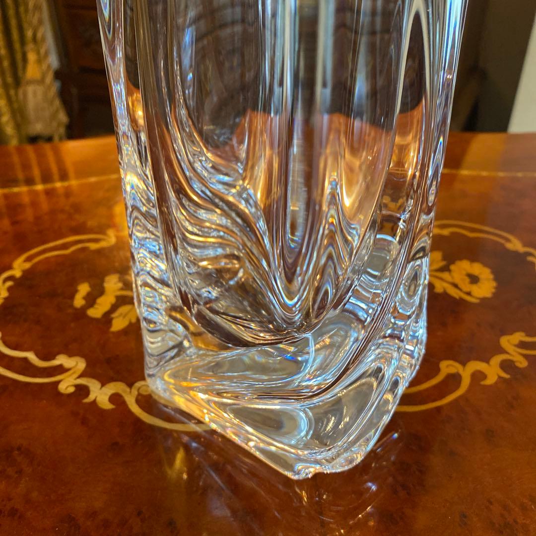 ドームフランス　Daum France クリスタル　花瓶　フラワー　ベース　レア