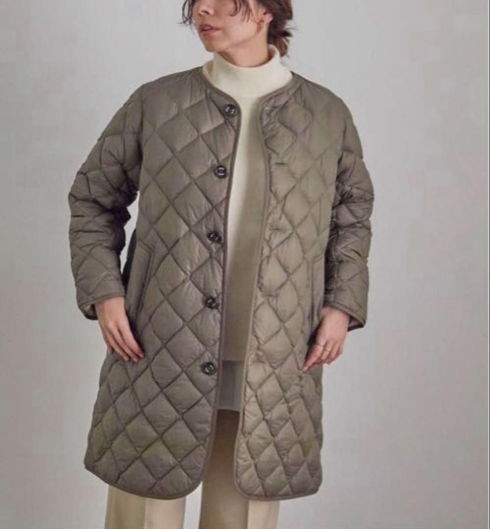 【最終】Gymphlex　ジムフレックス　ハンドキルトダウンノーカラーコート