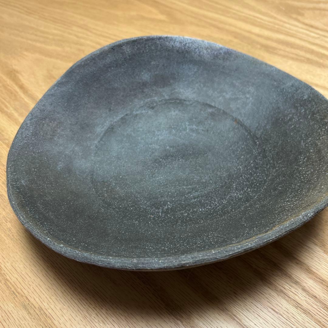 丹波焼　石田陶春　焼締窯変大鉢