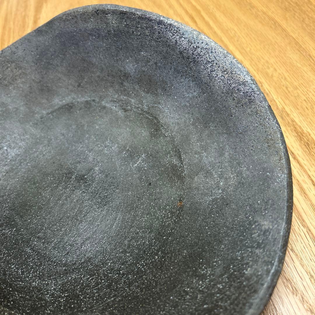 丹波焼　石田陶春　焼締窯変大鉢