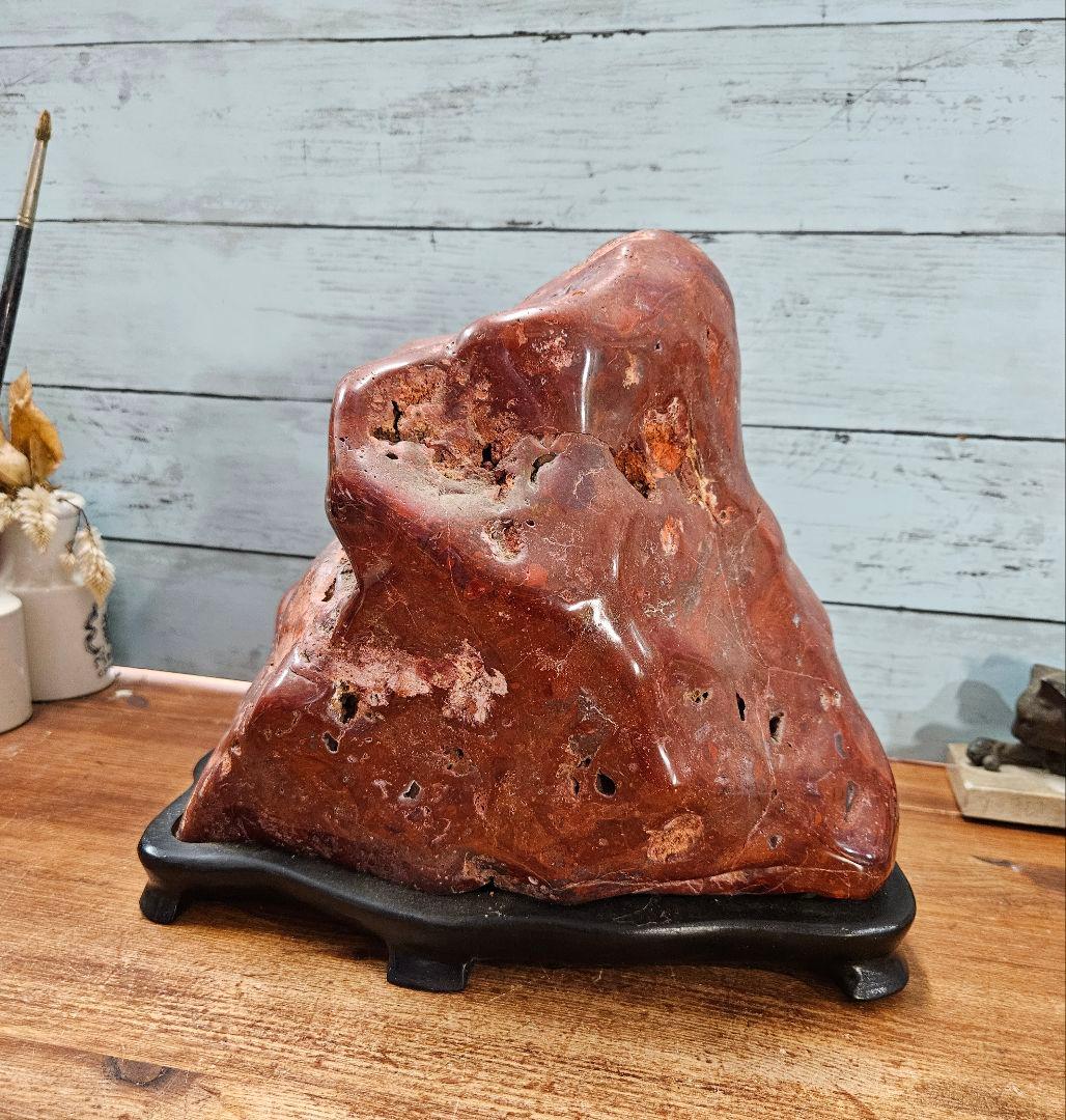 約12kg 赤玉石 赤石 碧玉 ジャスパー 佐渡赤玉石 原石 鑑賞石 天然石