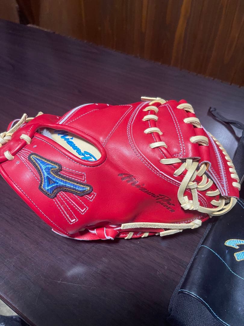 バナナ　ダイバーシティブルー ミズノプロ オーダー キャッチャー軟式 耕作