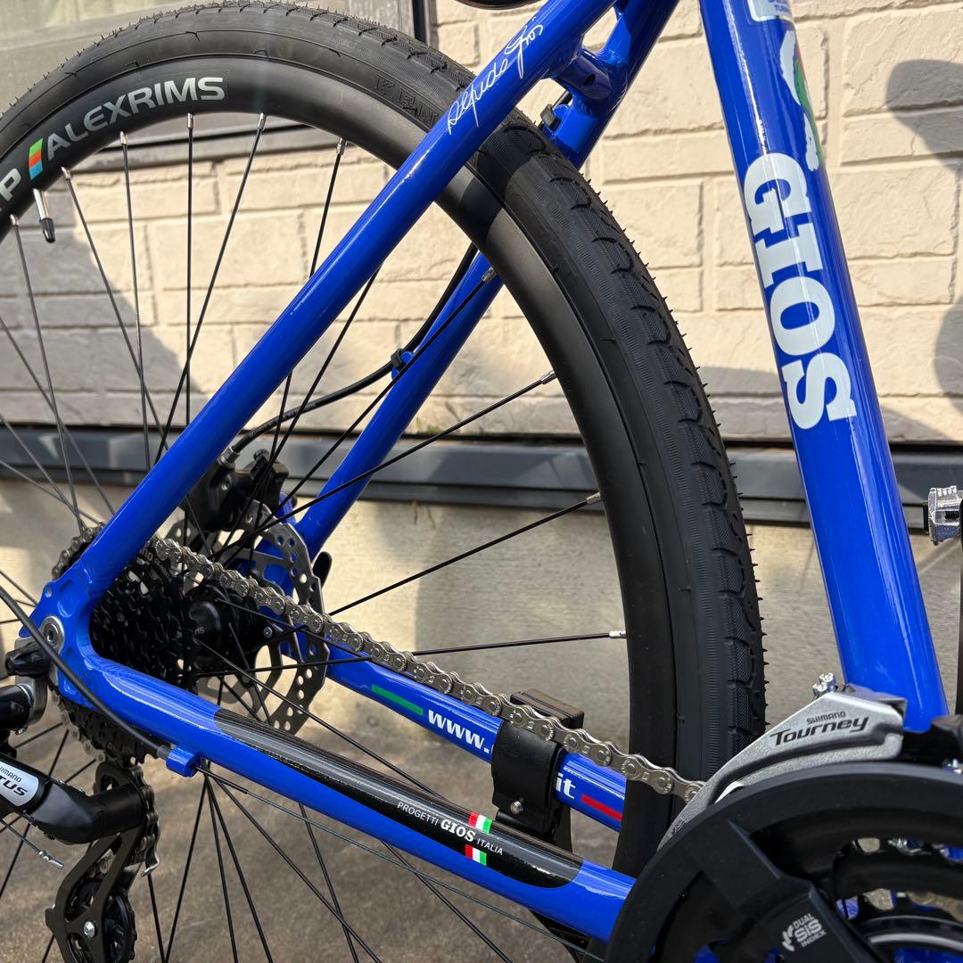 【新品・未走行】 GIOS ミストラル ディスク サイクル用品9点付き