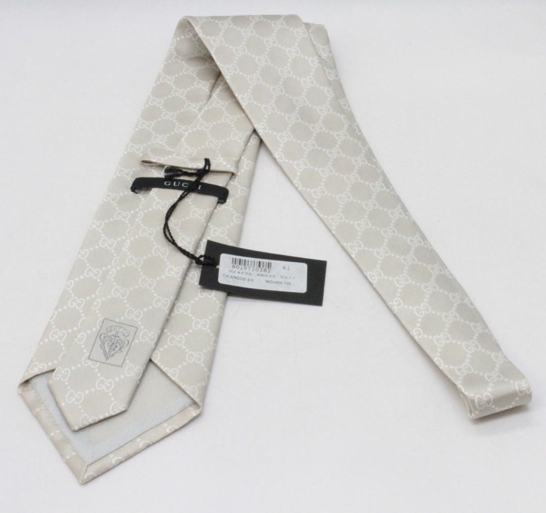 グッチ GG柄ネクタイ【未使用保管品】
