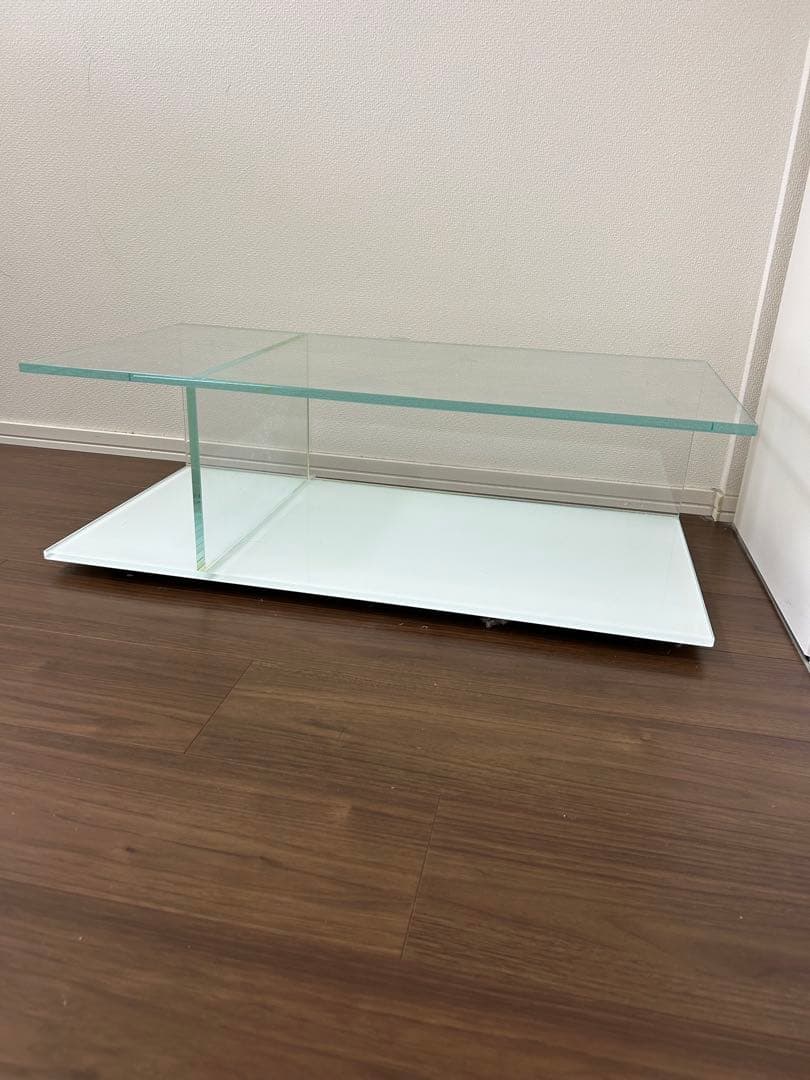 格安‼️カッシーナ・イクスシー　ガラス製ローテーブル269 MEX