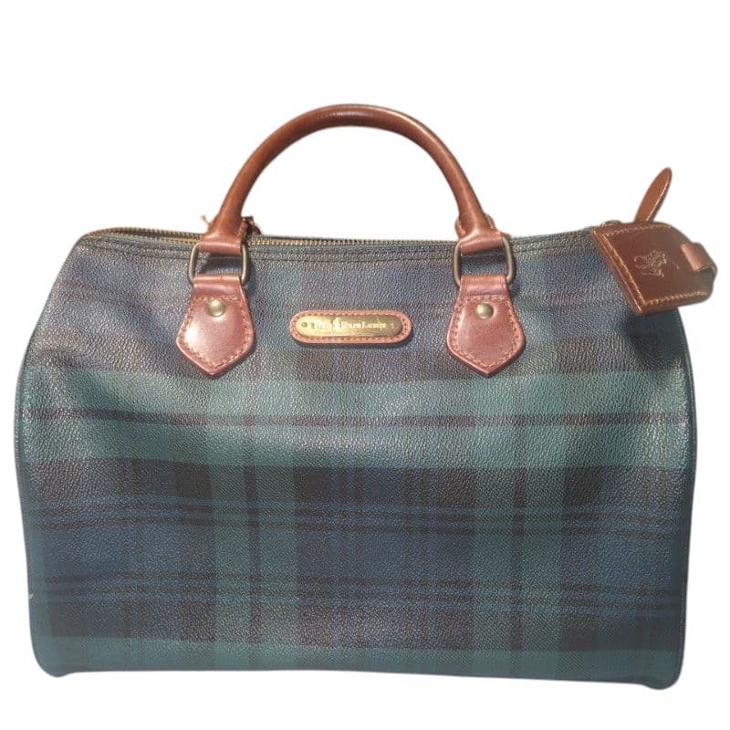 極美品　ポロラルフローレン　ボストン　ミニボストン　レザー　チャーム　PVC