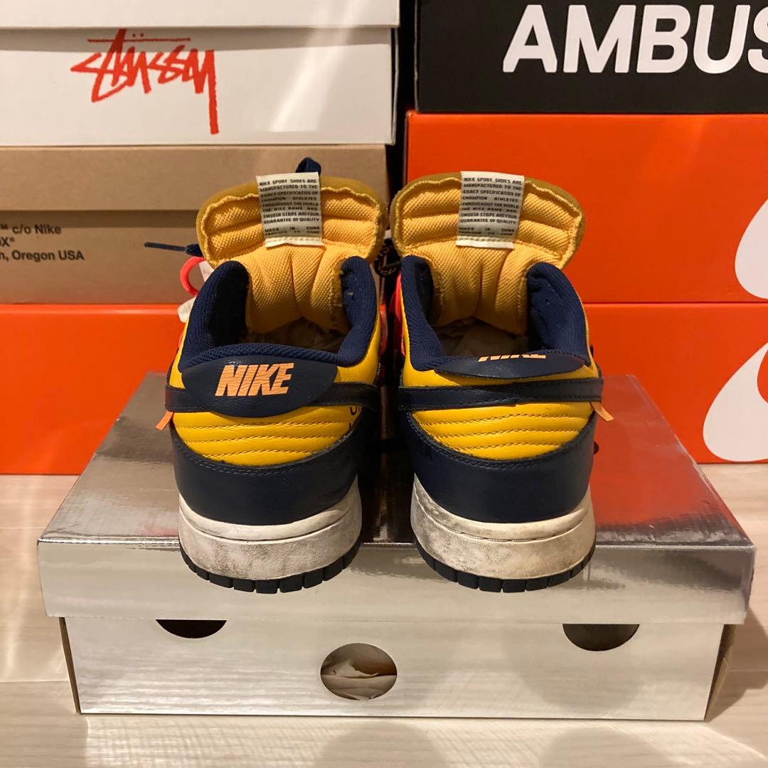 Off-White × Nike Dunk Low LTHR