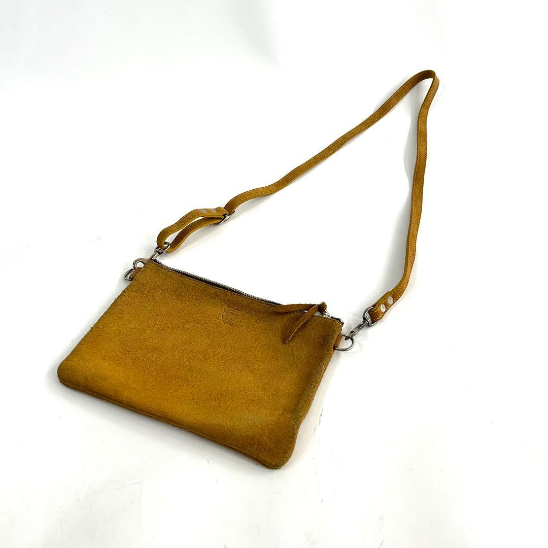 HTC スタッズ　スエードポーチ　レザー紐(調整可能)