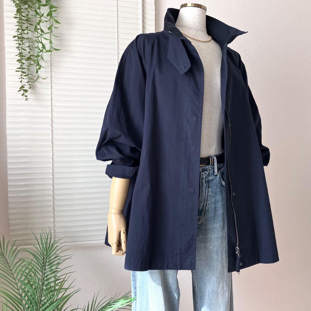 【2025SS】FRAMeWORK 撥水テントラインコート 春アウター 紺