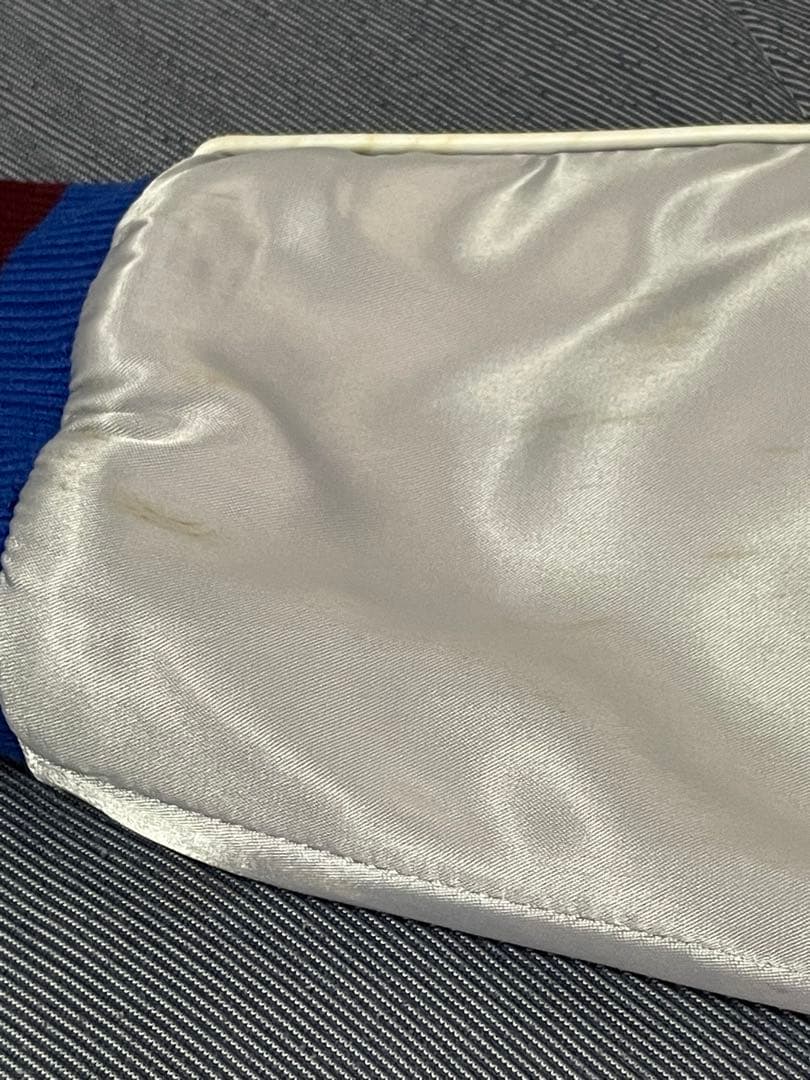 内田 STUSSY 35周年記念 スカジャン スーベニア ジャケット 青