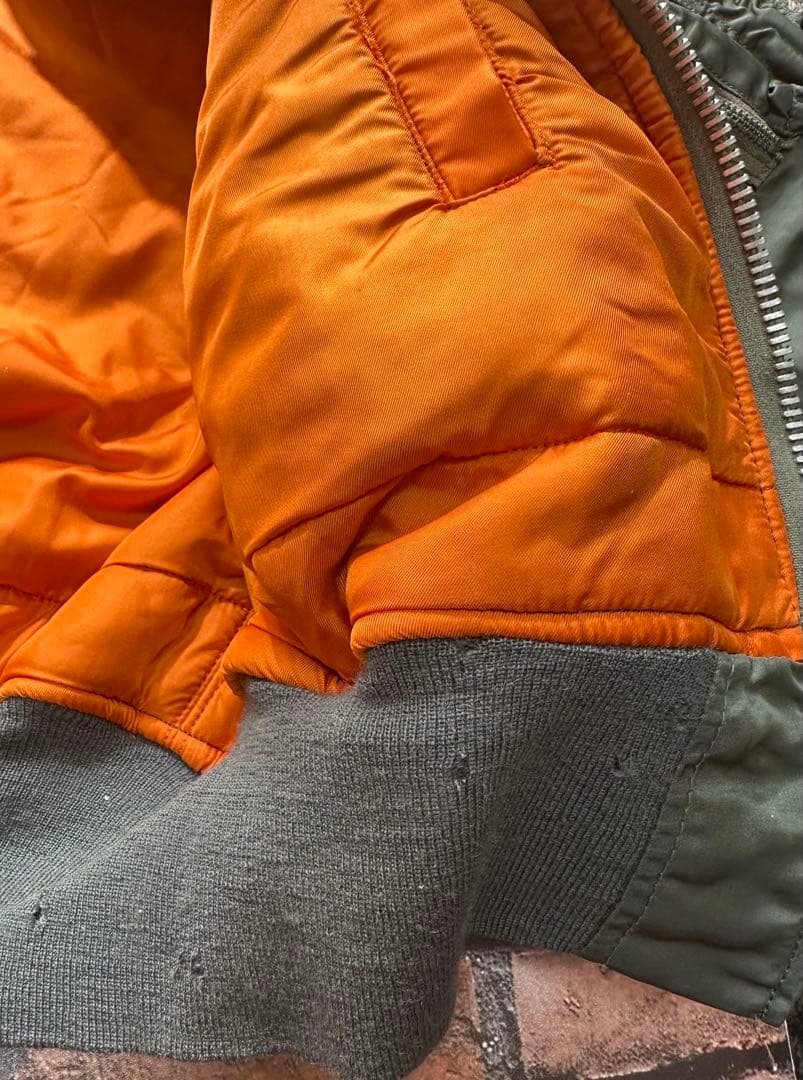 USAF ALPHA 米軍実物 MA-1 70s XL