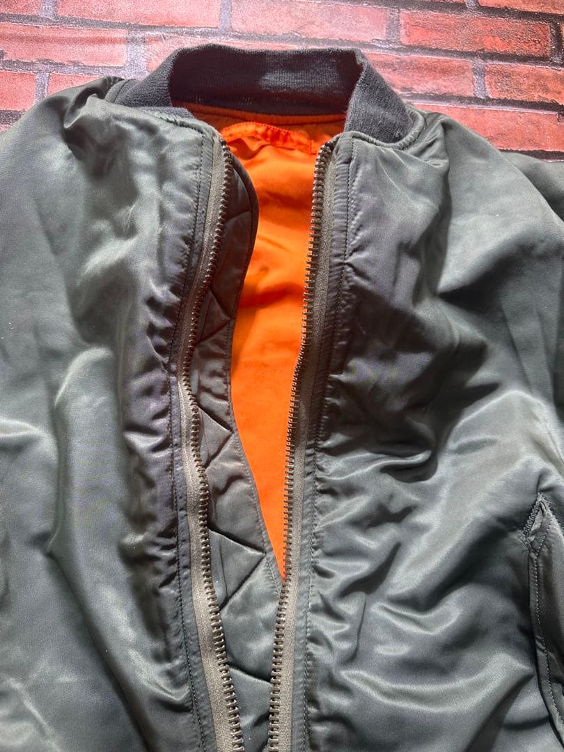 USAF ALPHA 米軍実物 MA-1 70s XL