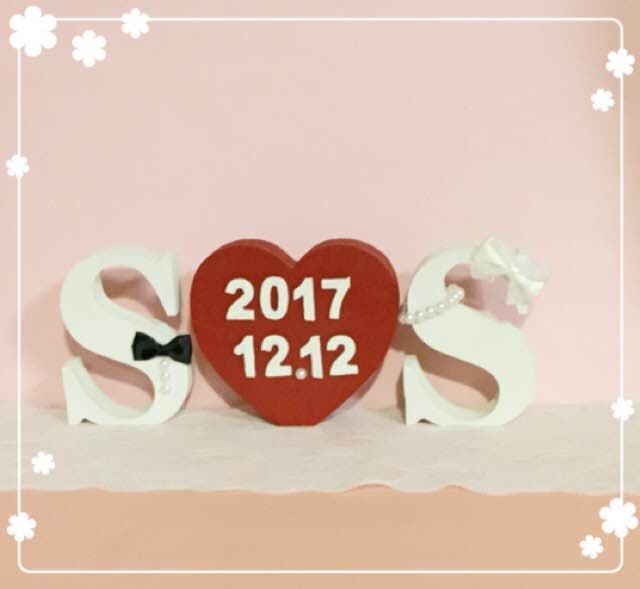 ぴめ様確認用♡ウエディングバージョン・イニシャルオブジェ