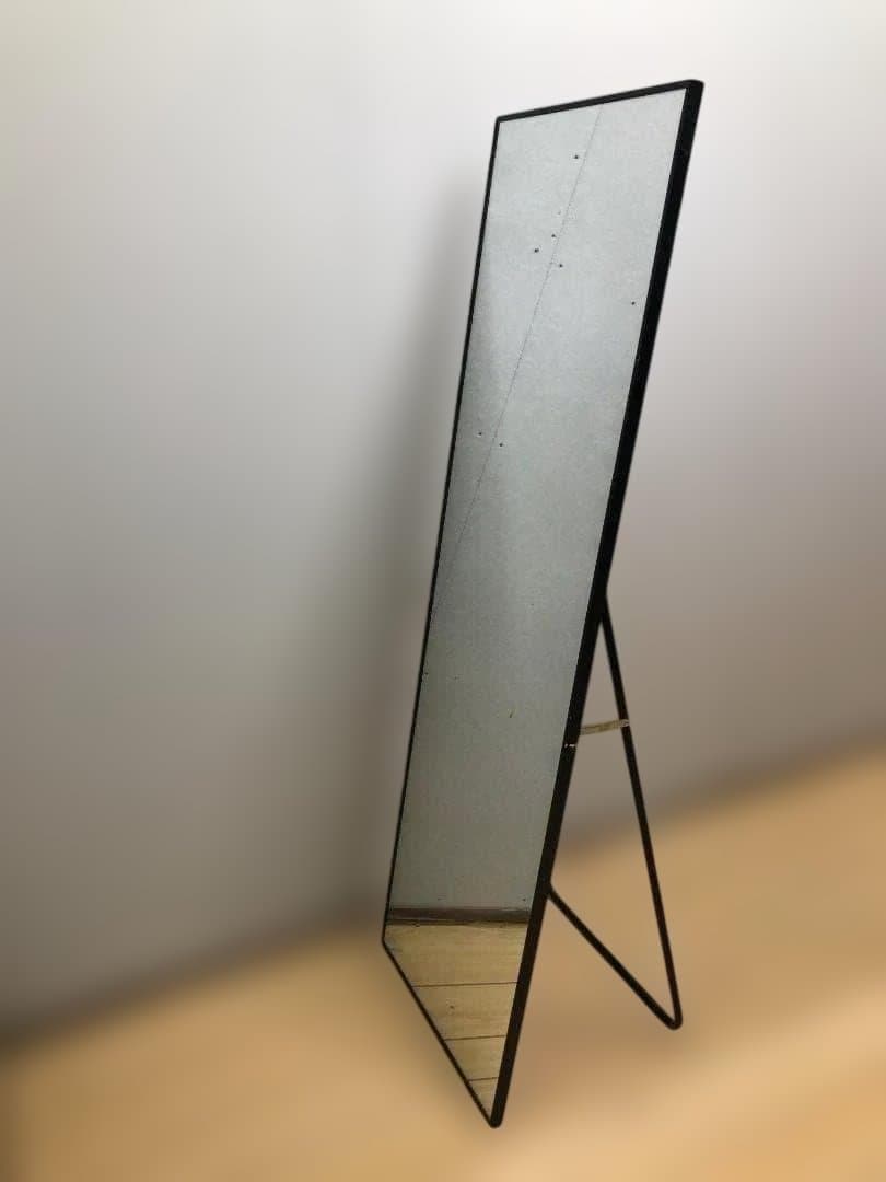 全身鏡 スタンドミラ 姿見 大型 160*50CM ブラック250626-7