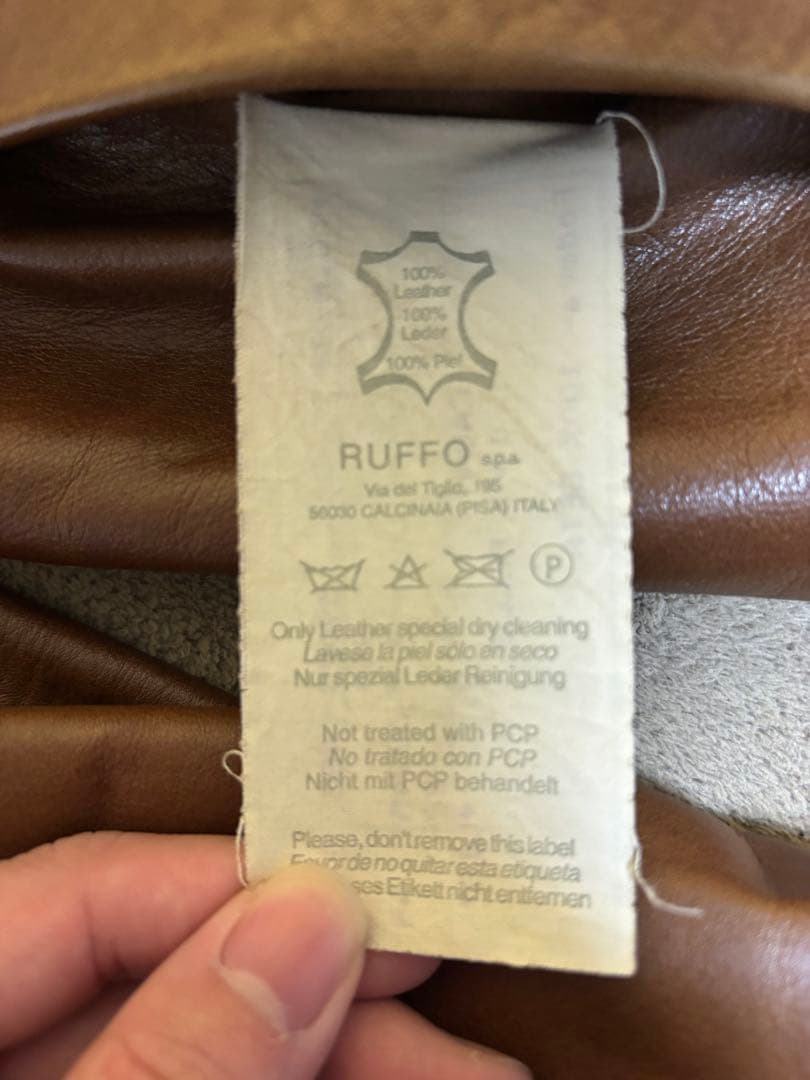 RUFFOレザージャケット