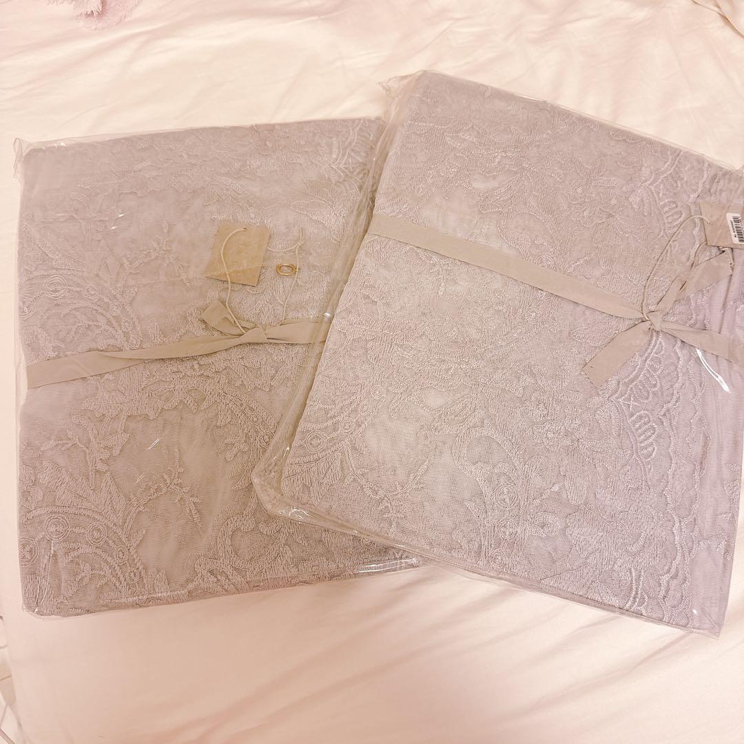 専用LENE BJERRE DENMARK カーテン　グレージュ 2セット