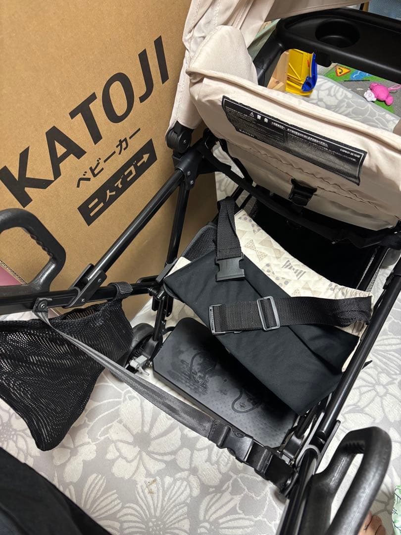 【美品】2人乗りベビーカー　カトージ　2人でゴー　付属品付き
