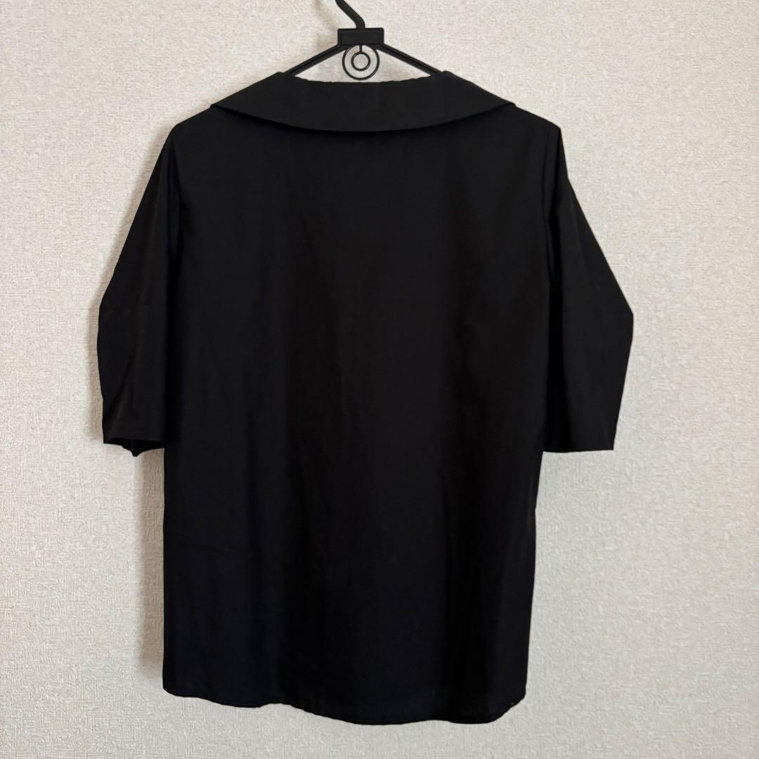 新品タグ付き　LIMI feu リミフゥ ブラック半袖シャツ　ヨウジヤマモト