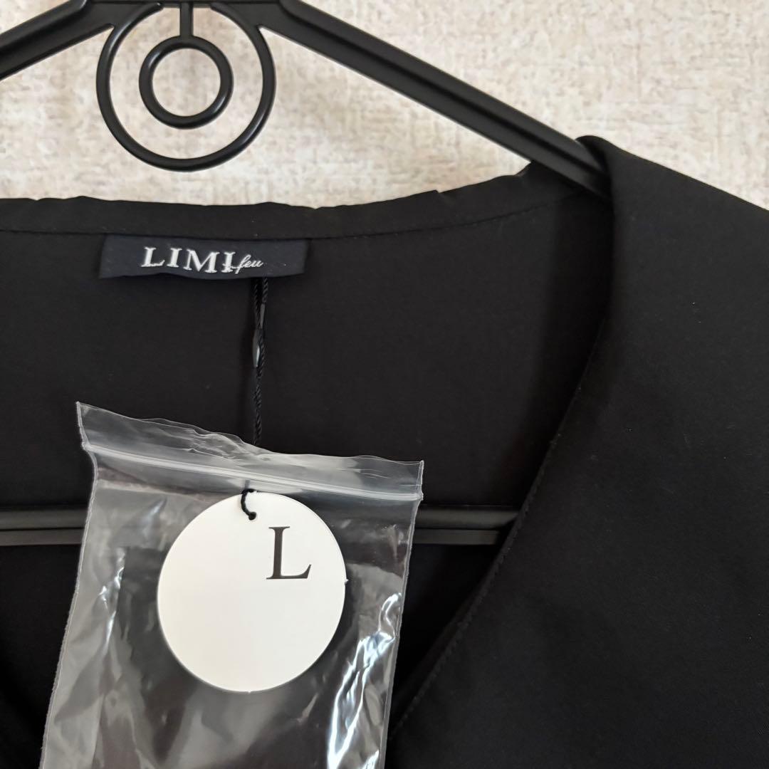 新品タグ付き　LIMI feu リミフゥ ブラック半袖シャツ　ヨウジヤマモト