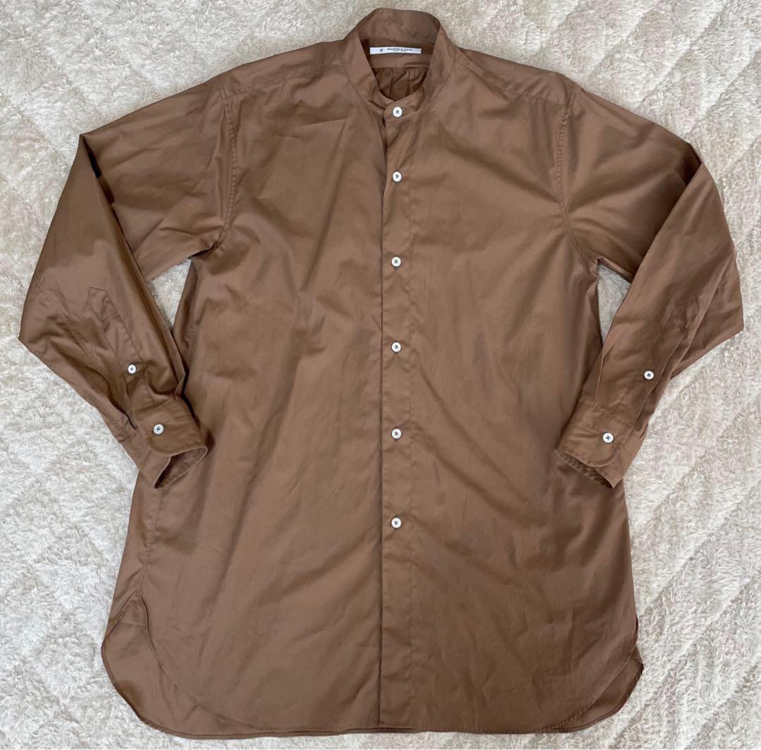 トップス MAATEE&SONS BAND COLLAR SHIRT