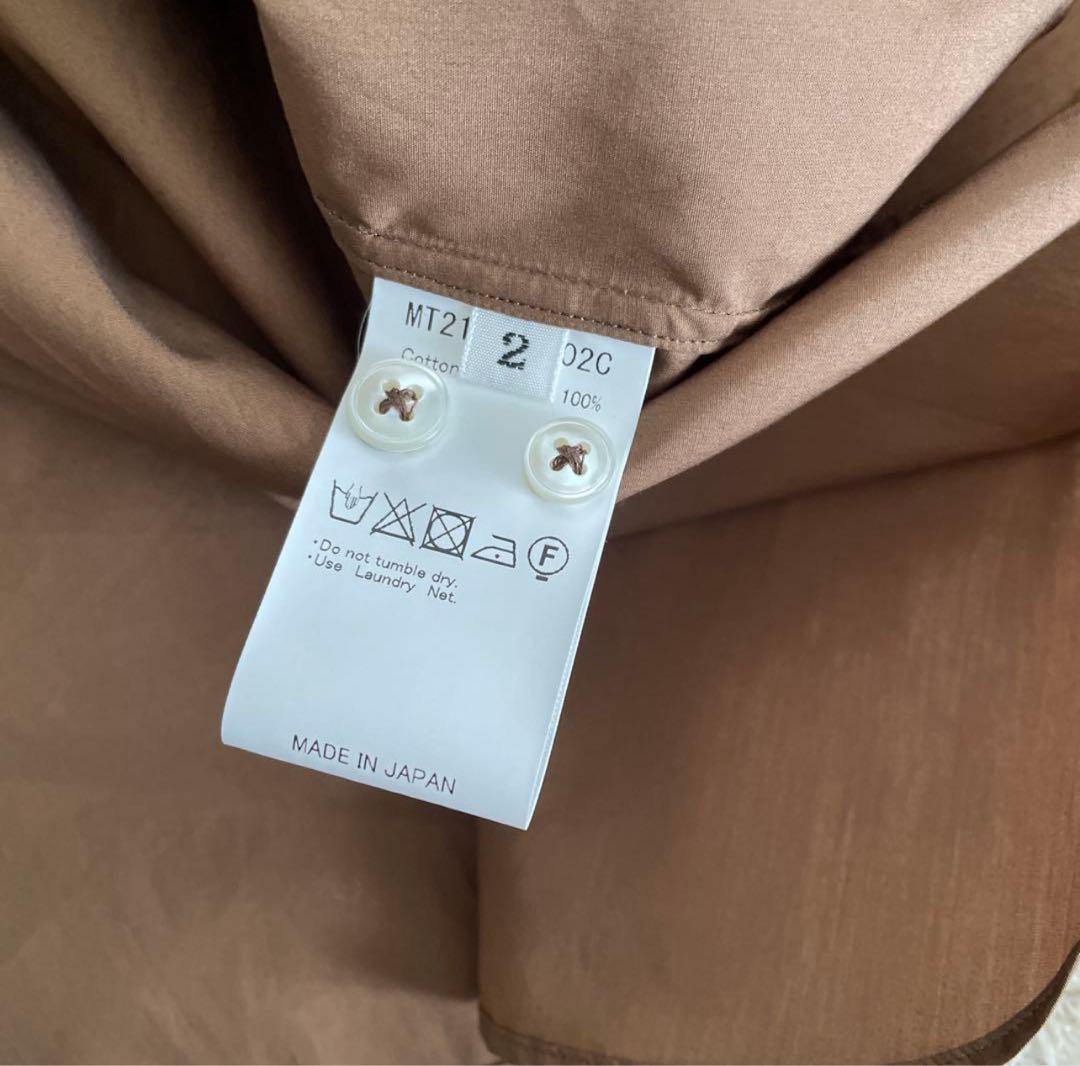 トップス MAATEE&SONS BAND COLLAR SHIRT