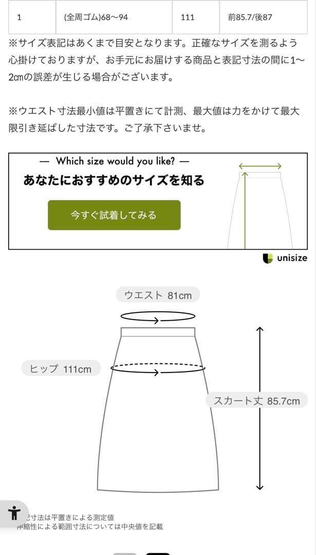 ビアズリー定価22000円バックテールスカート　キュプラ　スミクロ　1