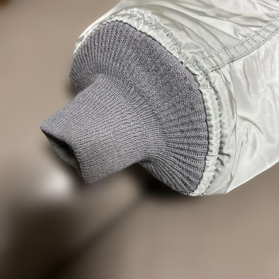 90s ALPHA USA製 MA-1 シルバー Lサイズ　『デッドストック』