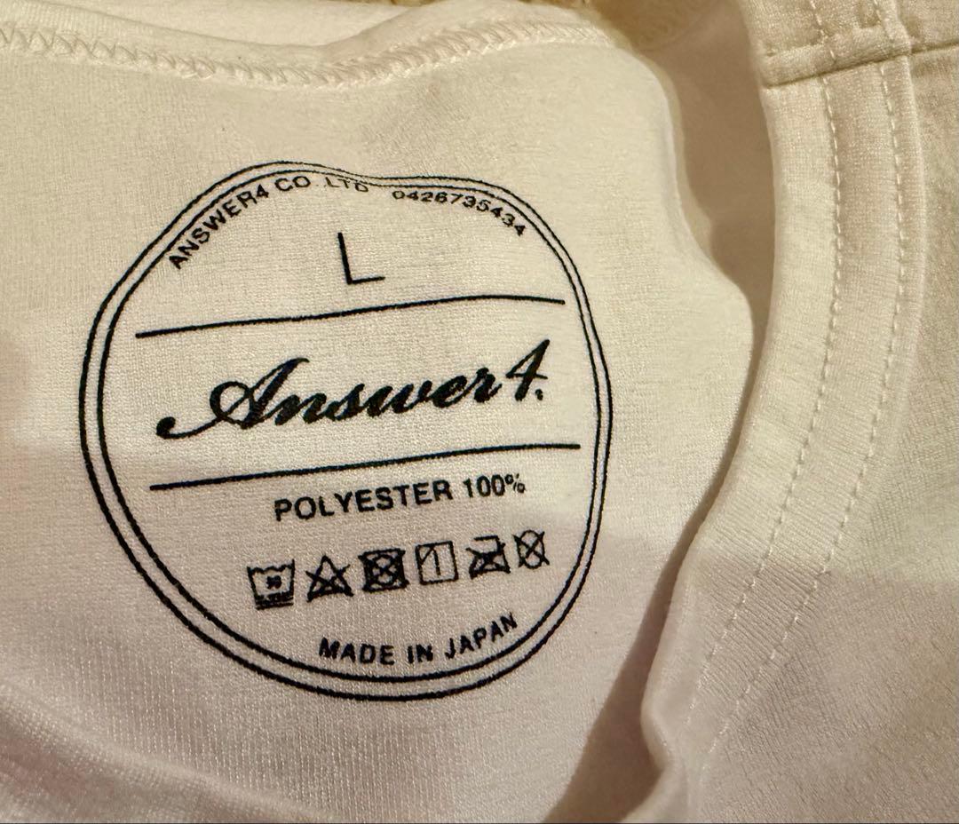Answer4 アンサー4 Tシャツとショーツのセット　Lサイズ