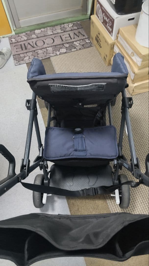 KATOJI ネイビー ベビーカー２人乗り