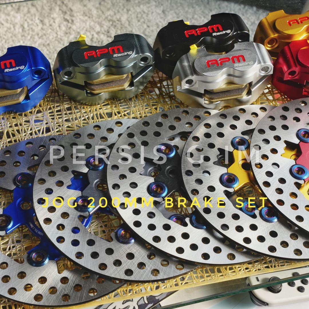 ヤマハジョグ系200mm金ビッグキャリパーキット アプリオ アクシスJOG ZR