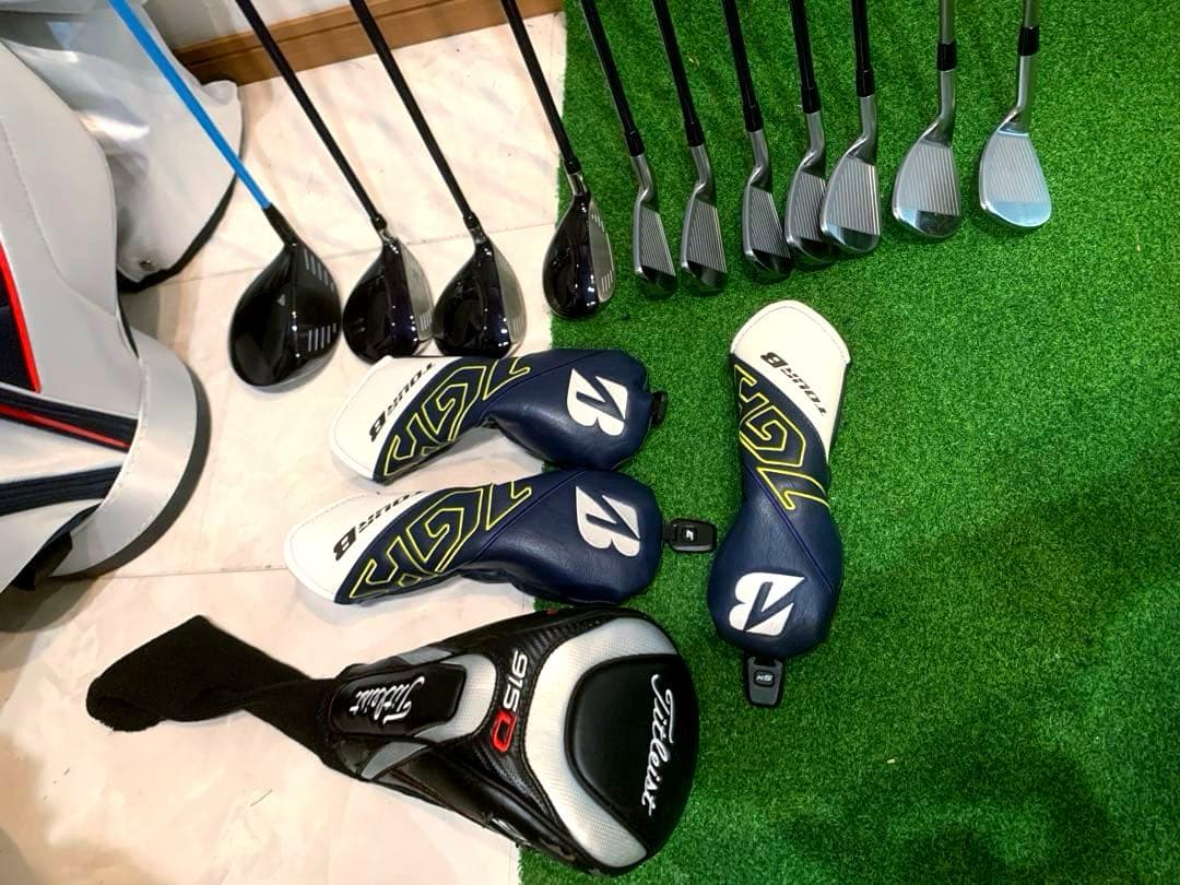 豪華　良品　ゴルフクラブ　本格セット　ブリヂストン　ツアーB JGR アディダス