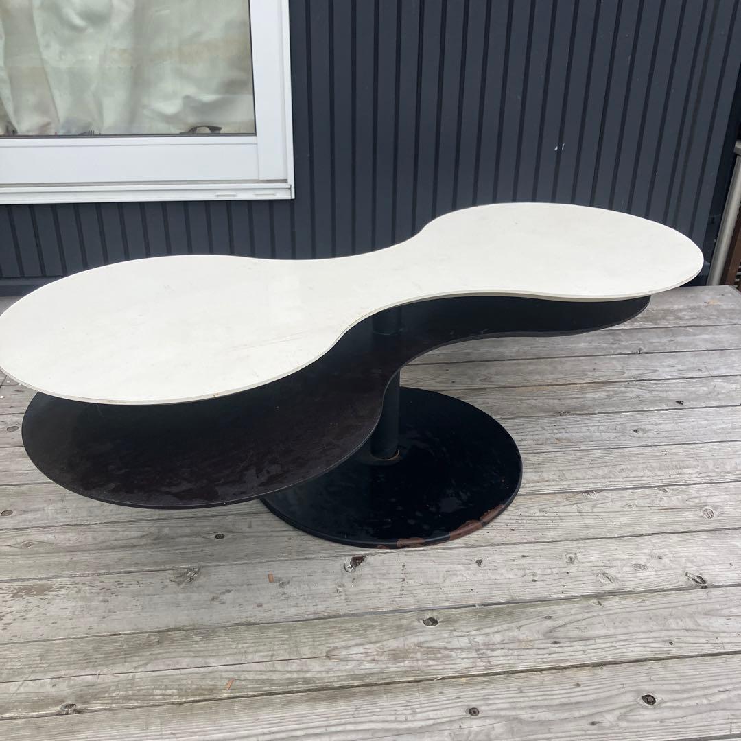 北欧 ミッドセンチュリー ミニフォームズ 回転式ビーンテーブル センターテーブル